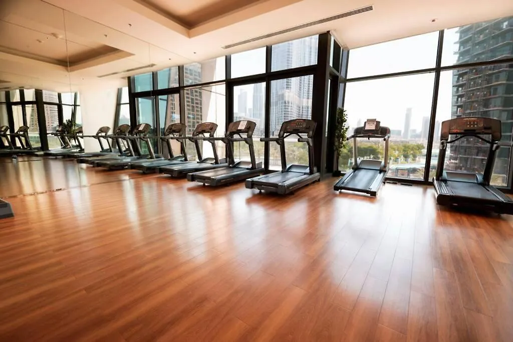 شقة First Class 3Br With Full Burj Khalifa And Fountain View دبي